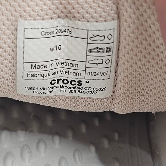 Crocs On the Clock Work Sneakers Women's Size 10 - Picture 8 of 10